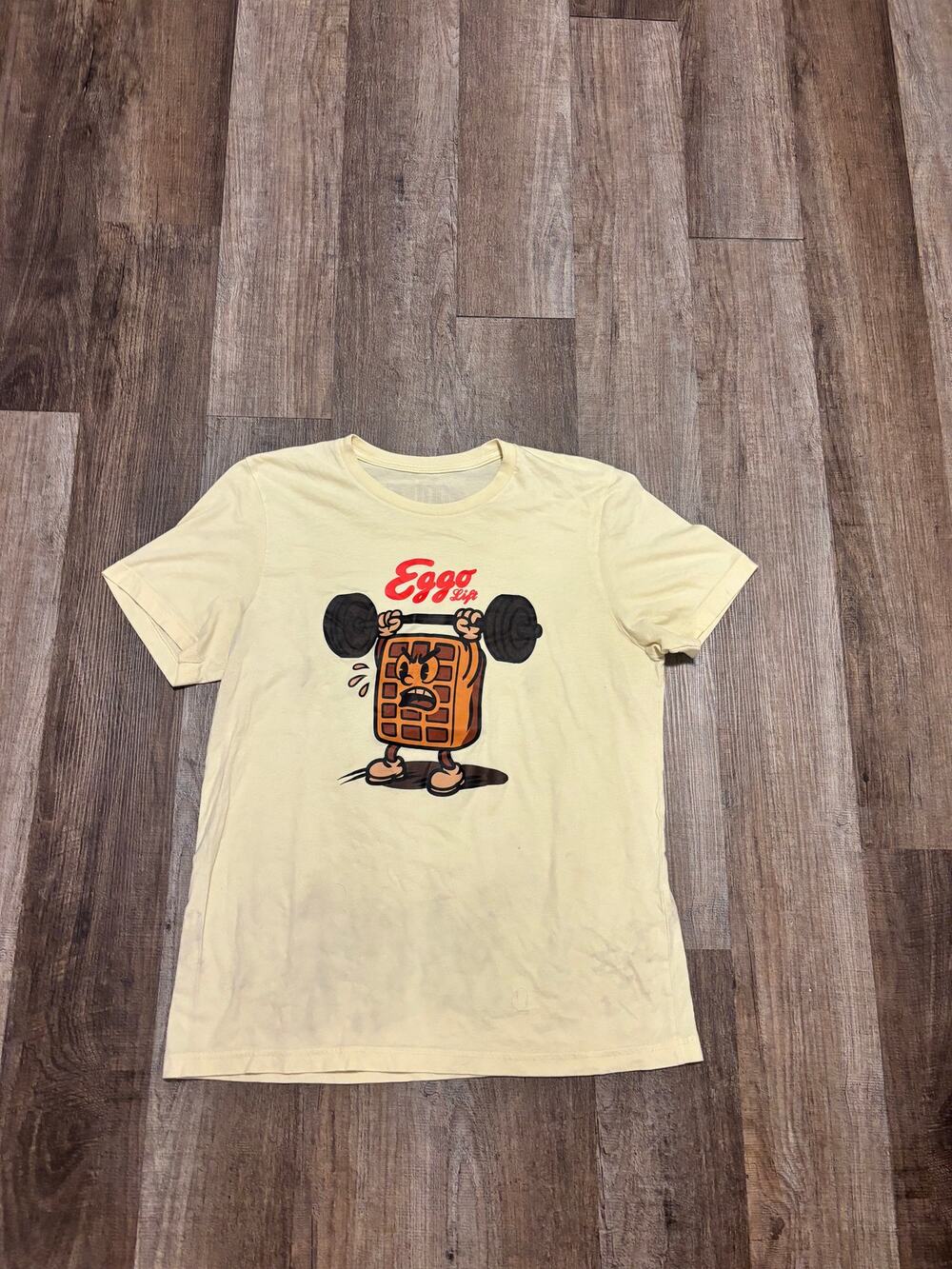 Barbell Voodoo 'Eggo Lift' Waffle Graphic Tee Shirt